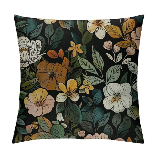 Housse de coussin courte en peluche avec fermeture éclair invisible