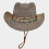 Vevd stråcowboyhatt for menn og kvinner 3