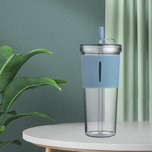 Acrylic Tumbler 16oz Double Wall Heat-Resistant with 1