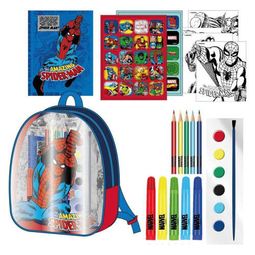 Marvel Avengers Rucksack mit Schreibwarenset