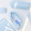 Waterproof PU Leather Pencil Case Zippered Pencil Pouches-Blue 5