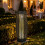 Solar Rattan LED Lantern Grey IP44 Outdoor Light 1