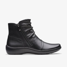 (Wide, 7 (Adults')) Cora Pace Black Leather
