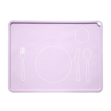 Set de 4 sets de table en silicone antidérapants pour enfants, 40 x 30 cm