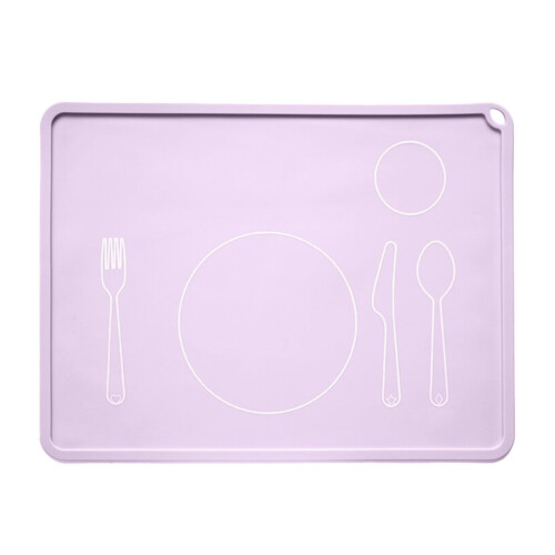 Silikon barneunderlag sklisikkert 40x30 cm sett med 4