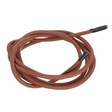 Cabo trançado marrom para luminária pendente, 200 x 0,8 polegadas