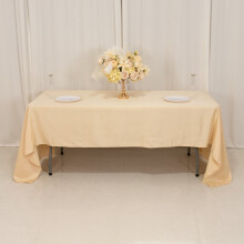 BalsaCircle Beige Lamour Satin rektangulær dug60x