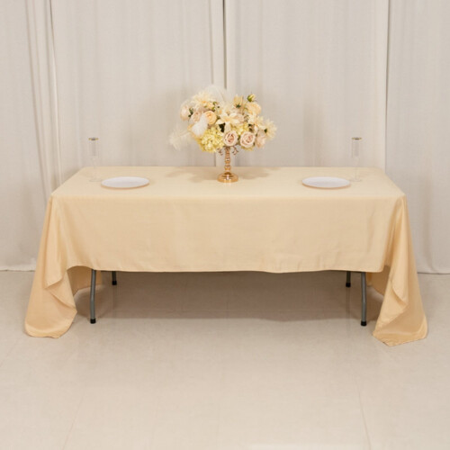 Τραπεζομάντηλο BalsaCircle Beige Lamour Satin Ορθογώνιο60x