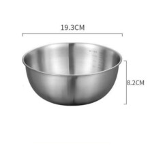 Edelstahl-Rührschüssel-Set, 1-3-teilig, großes Fassungsvermögen