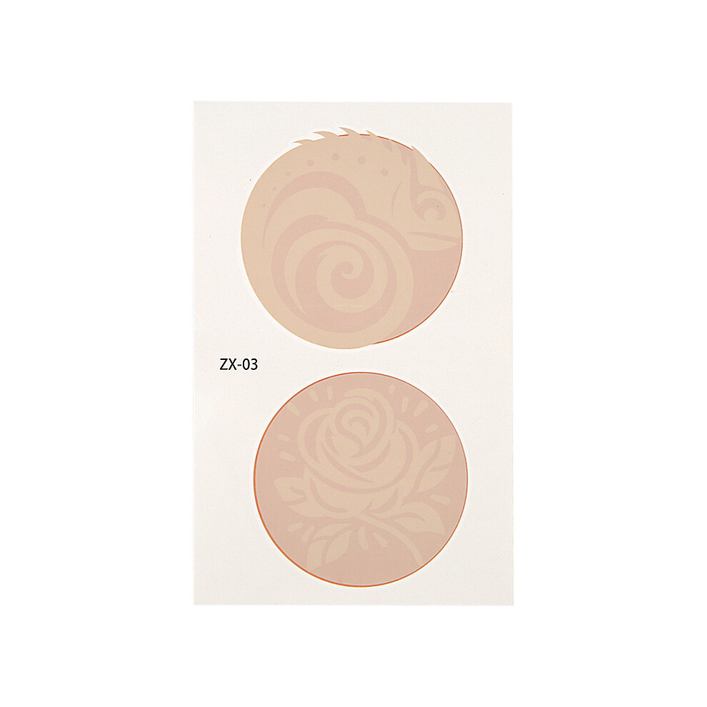 Inf 10 Pcs Irregular Shape Concealing Patches: Scar, Tattoo, And Blemish Cover-Up B