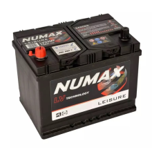 Deep Cycle 12V 75AH Numax LV22MF Leisure Marine Battery Motorhome Caravan Boat