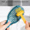 Double Side Comb Cleaner Brush Hair Removal Grime Scraping-grey 5