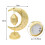 lamp, decorative table lamp, LED crescent lamp, iron night-A 5