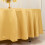 Rund Lamour satengduk i champagnefarget 307 cm 5