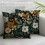Κοντό βελούδινο κάλυμμα μαξιλαριού σε boho floral σχέδιο 3