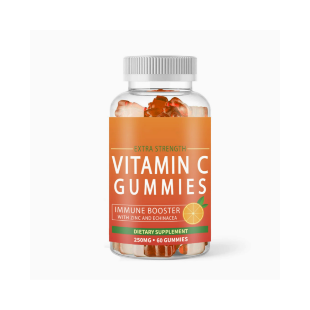 Vitamin C Gummies With Zinc Probiotics Immune Support Supplement 60 Gummies