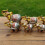 Elephant Statue Home Decoration Good Lucky Elephants-Gold 5
