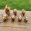 Elephant Statue Home Decoration Good Lucky Elephants-Gold 7