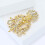 Creative Scepter Lapel Pin Glittering Rhinestones Vintage-Pink 7