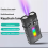 EV20 Keychain EDC UV LED Flashlight Rechargeable Magnetic Work Light Type-C Clip-on Hat Lamp for Ca 3
