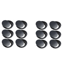 12Pcs 4In/10cm Mini Pie Muffin Cupcake Pans Non-Stick Tart Quiche Flan Pan Mold Removable Loose Bottom Round Bakeware