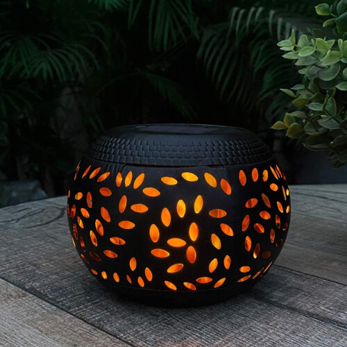 Solar Table Lamp Outdoor proof-dancing Flashing Flame