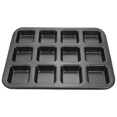 Non-Stick Baking Cake Mold Multi-Grid Cupcake Maker Mold Kitchen Supply Carbon Steel 1Set
