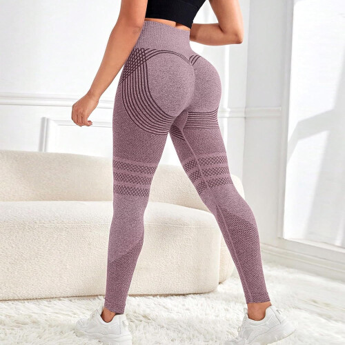 3D Compression Leggings High-Waisted Tummy Control Yoga 1
