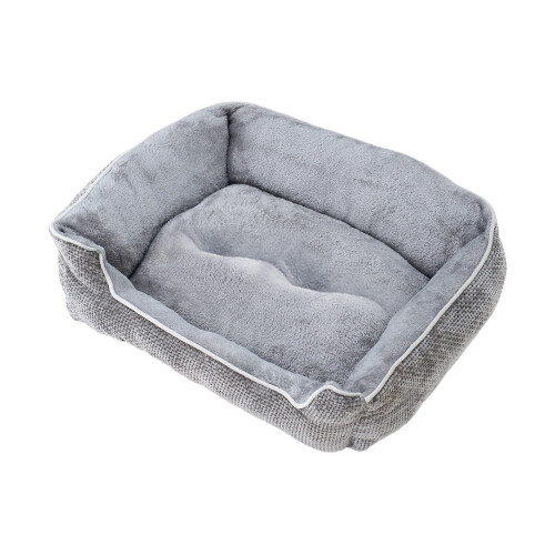 Living And Home 70X60cm Soft Plush Pet Bed with Anti-Slip Bottom 2