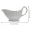 Saucière en céramique avec anse, 22 cm 3