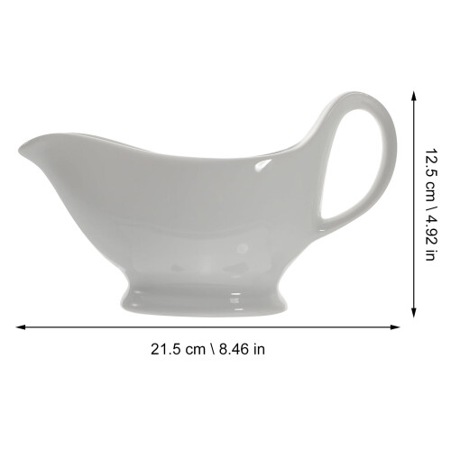 Saucière en céramique avec anse, 22 cm 2