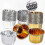 2025 100pcs Aluminum Baking Molds, Reusable Cupcake Cups for Events 1