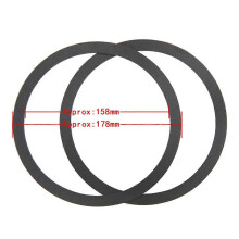 1/2/3/4/5/6/7/8/9 Inch Universal EVA Foam Sponge Side Edge Speaker Shell Sealing Ring compatible with Woofer Speaker Accessory 2pcs