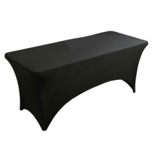 Stretchable Rectangular Tablecloth Cocktail Spandex Table Cloth Bars Hotel Wedding Party Exhibition Table Cover