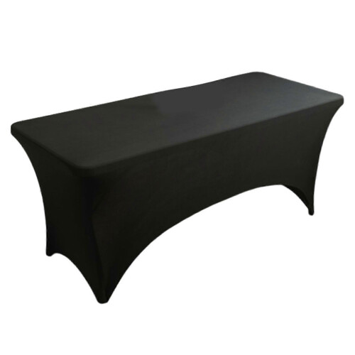 Stretchable Rectangular Tablecloth Cocktail Spandex Table Cloth Bars Hotel Wedding Party Exhibition Table Cover