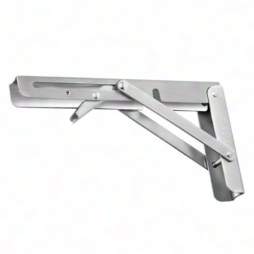 25cm Steel Collapsible Hinged Bracket compatible with Home Storage