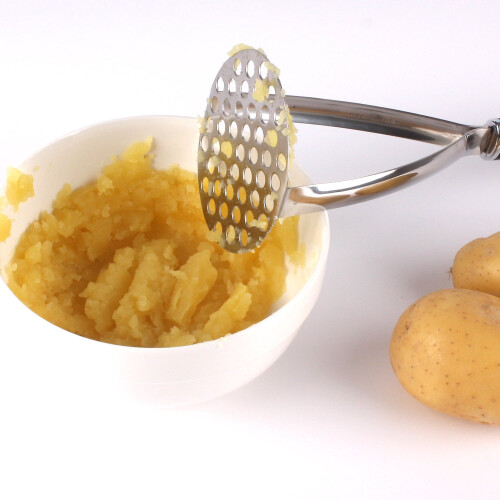 Kartoffelstampfer aus Edelstahl mit ergonomischem Griff 2