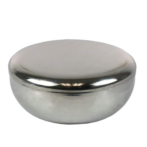 Reisschüssel aus Edelstahl mit Deckel, 10 cm 1