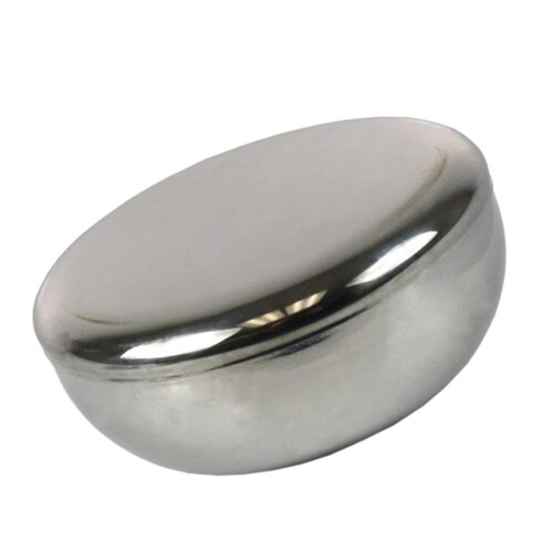 Reisschüssel aus Edelstahl mit Deckel, 10 cm 2