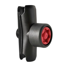 Robuster 9 cm Doppelgelenkarm, kompatibel mit 1" / 25 mm Kugelgelenk Halterungen für Fahrräder, Motorräder, Autos und Baumaschinen