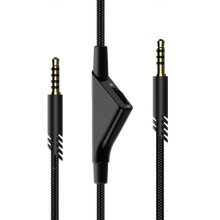 Geflochtenes Headset-Kabel, kompatibel mit Astro A10 und A40 Gaming-Headset, 3,5-mm-Klinkenstecker (1/8"), universelles Verlängerungskabel