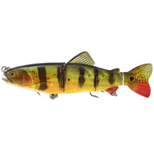 Angelköder, 4-Segment-Hartköder, Swimbait-Hartköder, langsam sinkende, schwimmende Köder, geeignet für Süßwasser und Salzwasser