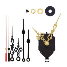 Mecanismo de reloj de péndulo, juego de repuesto para motor de reloj de pared con múltiples manecillas, agujas y kits de reparación de péndulo.