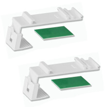 Roller Blinds Fixing Bracket No Drilling Replacement Parts compatible with Window Shade Roller Curtain Rod Holder Adjustable Clamp