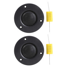 1 paar 3-inch 30W 74mm 25Core Silk Film Dome tweeter speakers, compatibel met Superior Trebles Sound Quality.
