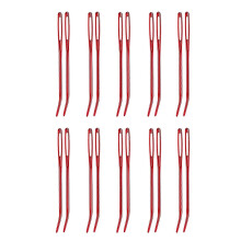 20 teiliges Set Nähnadeln mit großem Öhr, gebogene Nadeln, Stopfnadeln, Stricknadeln, geeignet für Handarbeitsbegeisterte