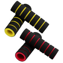 Set van 2 fietshandvatten met sponsjes, inclusief antislip handvatten voor mountainbikes.