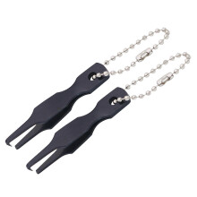 2Pcs Double Rings Opening Pliers Stainless Fishing Line Tweezers Multifunctional Split Rings Opener Fishing Line Pliers