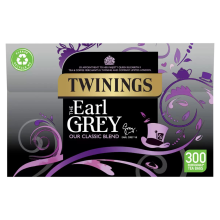 Twinings Earl Grey Black Tea Bags Classic Blend - 300 Count