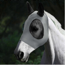 Masque gris pour cheval, masque de vol pour cheval, masque anti-moustiques pour cheval